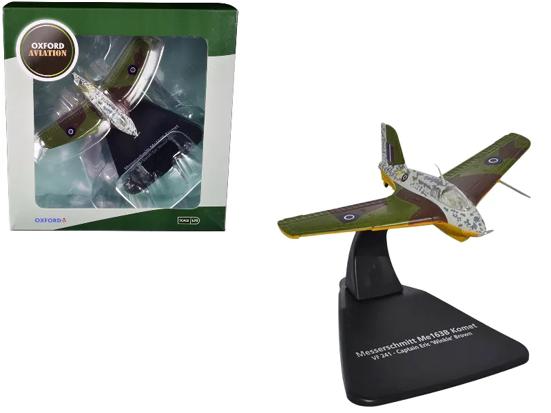 Messerschmitt Me 163B Komet Rocket Plane VF 241 Captain Eric 'Winkle' Brown "Oxford Aviation" Series 1/72 Diecast Model Airplane by Oxford Diecast Messerschmitt Me 163B Komet Rocket Plane VF 241 Captain Eric 'Winkle' Brown "Oxford Aviation" Series 1/72 Diecast Model Airplane by Oxford Diecast