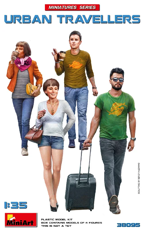 Miniart 1/35 scale Modern figures URBAN TRAVELLERS