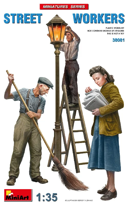 Miniart 1/35 scale STREET WORKER figure set