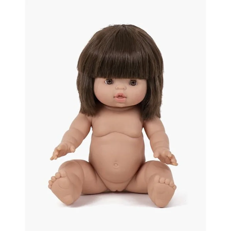 Dolls with winter - sports accessory sets for cold - weather play Minikane Jeanne doll Dolls with winter - sports accessory sets for cold - weather play Minikane Jeanne doll