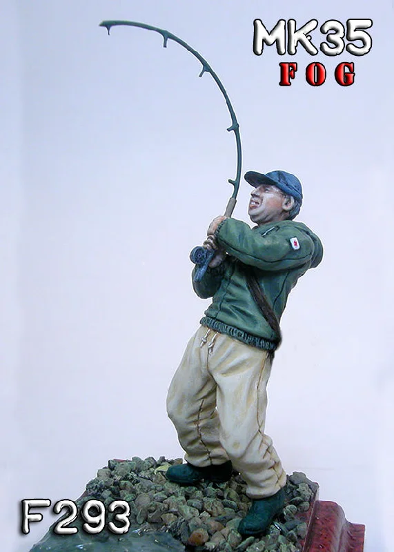 MK35 FoG models 1/35 scale resin figure Benjamin is fishing