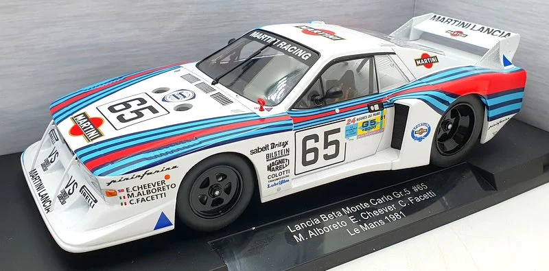 Model Car Group 1/18 Scale MCG18812R 1981 Lancia Beta M.Carlo Martini 65 Le Mans