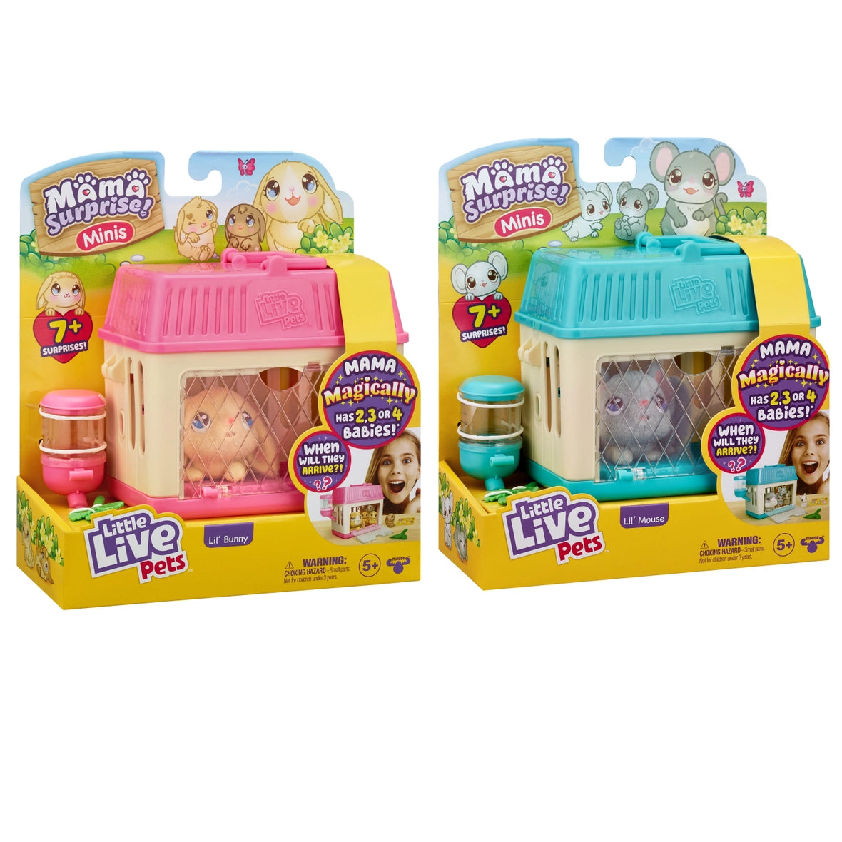 Dolls with train - station - themed accessories for travel - related play Little Live Pets Mama Surprise Dolls with train - station - themed accessories for travel - related play Little Live Pets Mama Surprise