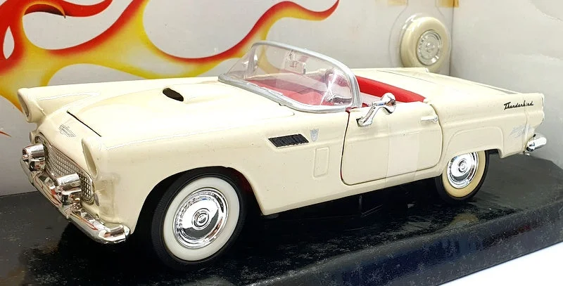 Motor Max 1/24 Scale Diecast 73200 - 1956 Ford Thunderbird - Cream