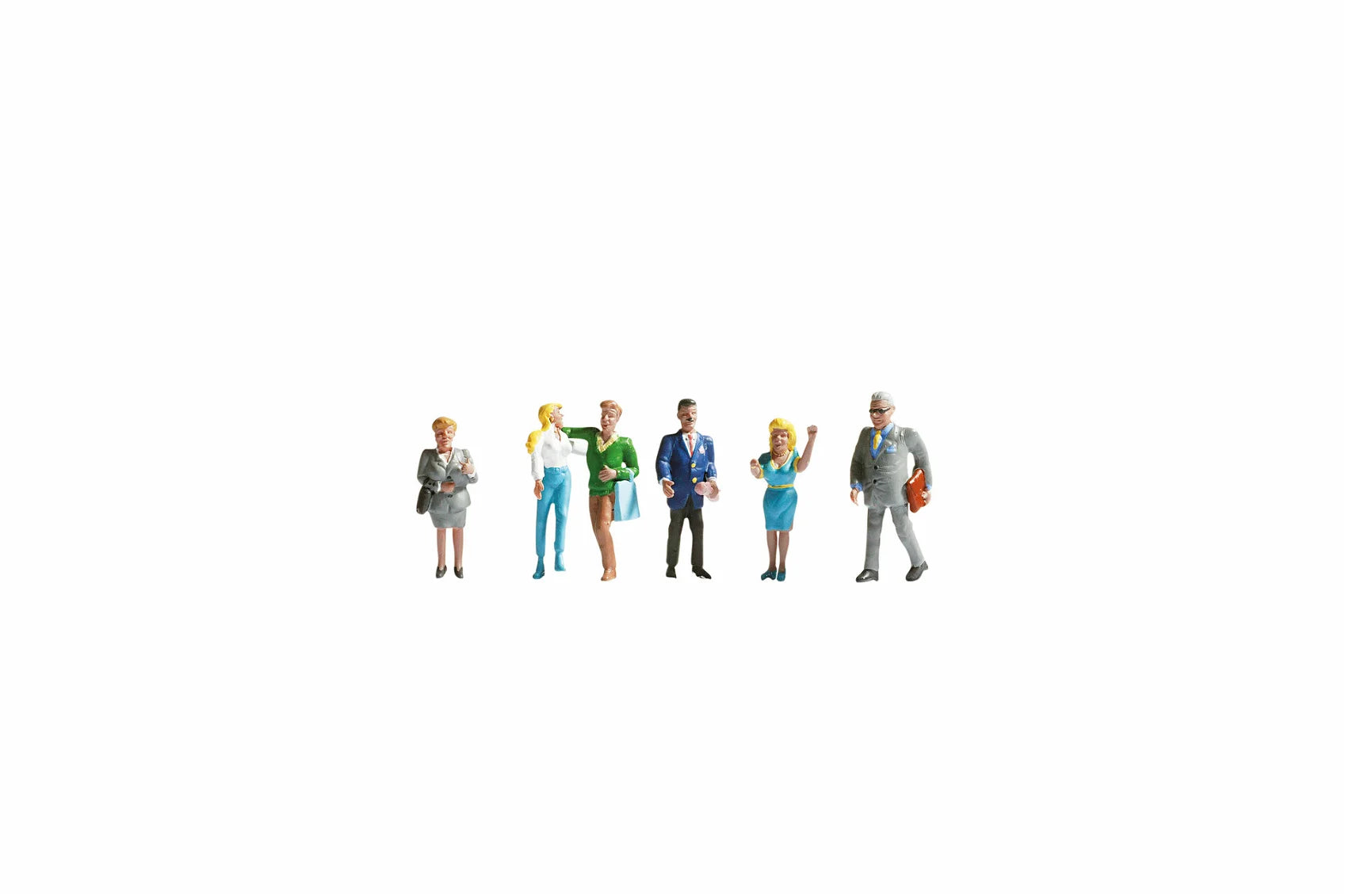 Noch 15520 HO/OO Gauge Pedestrians (6) Figure Set