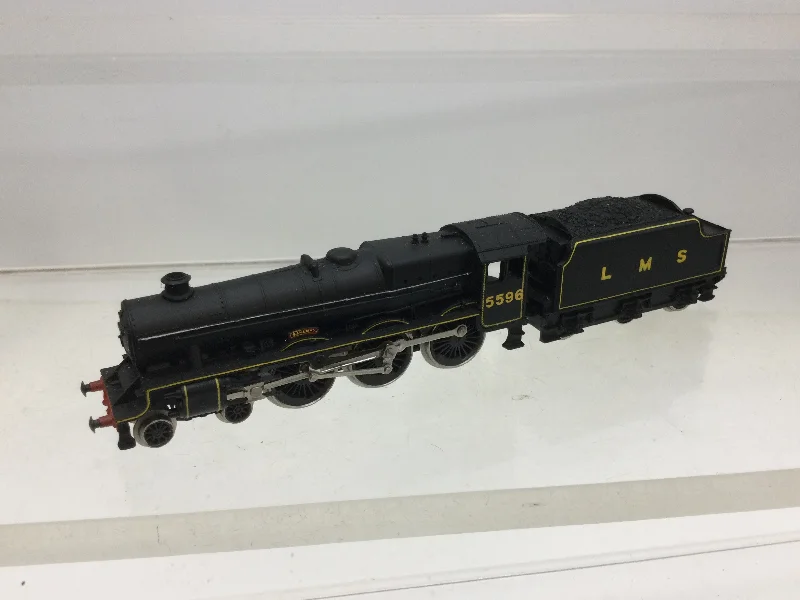 Peco NL21 N Gauge LMS Black Jubilee Loco 5596 Bahamas (Renumbered)