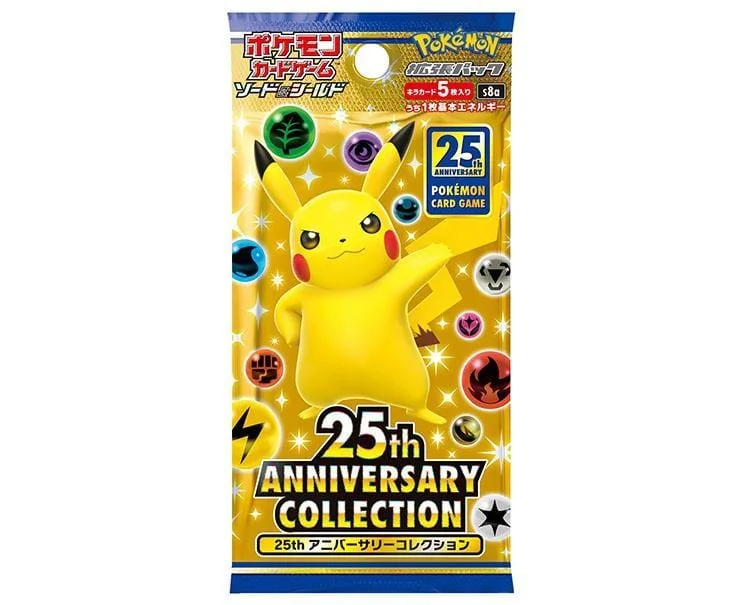 Video games with licensed soundtracks Pokemon Cards 25Th Anniversary Collection Single Pack Video games with licensed soundtracks Pokemon Cards 25Th Anniversary Collection Single Pack