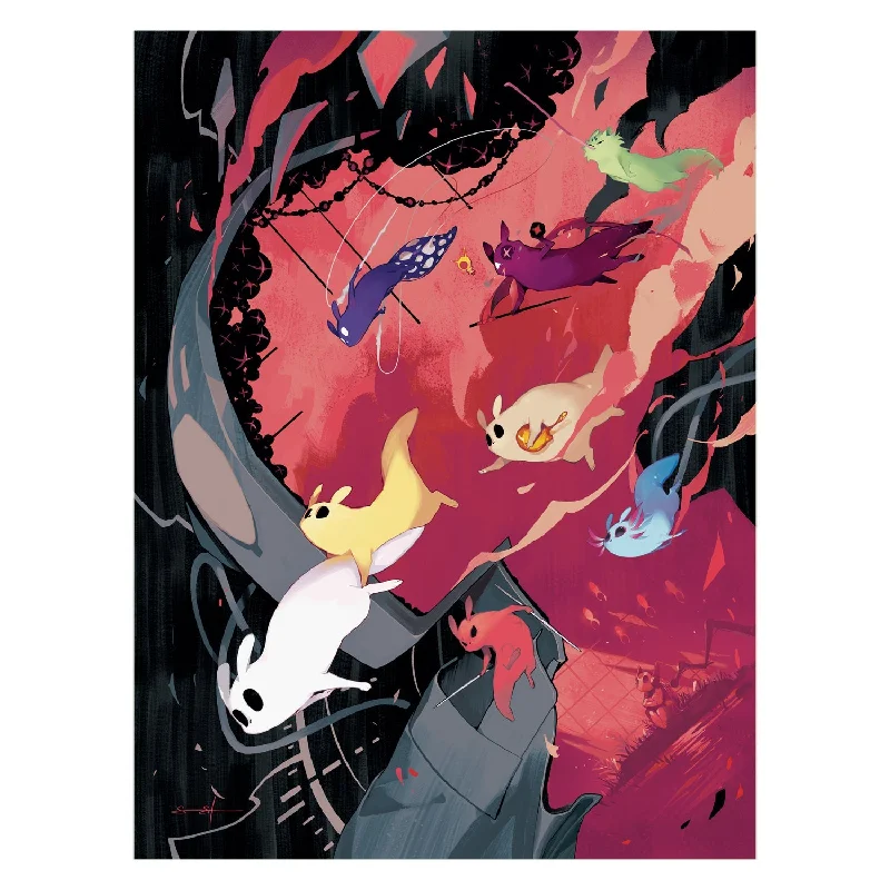 Video games with modding communities Rain World - Travelers of the Unending Cycle Art Print Video games with modding communities Rain World - Travelers of the Unending Cycle Art Print