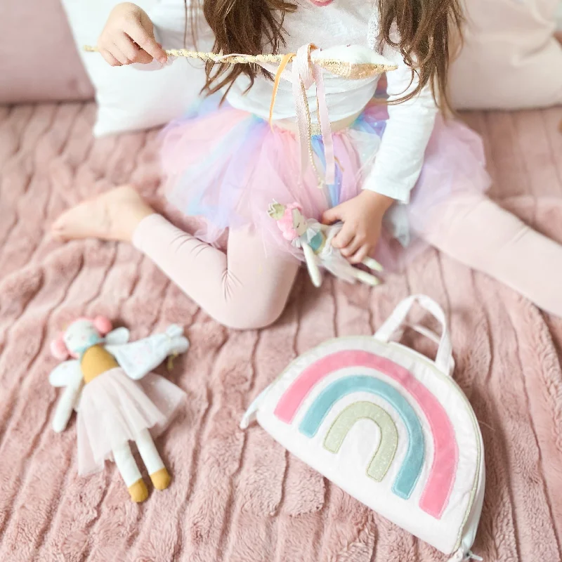 Dolls with Edwardian - era accessories for historical authenticity Rainbow Play Purse & Doll Set Dolls with Edwardian - era accessories for historical authenticity Rainbow Play Purse & Doll Set