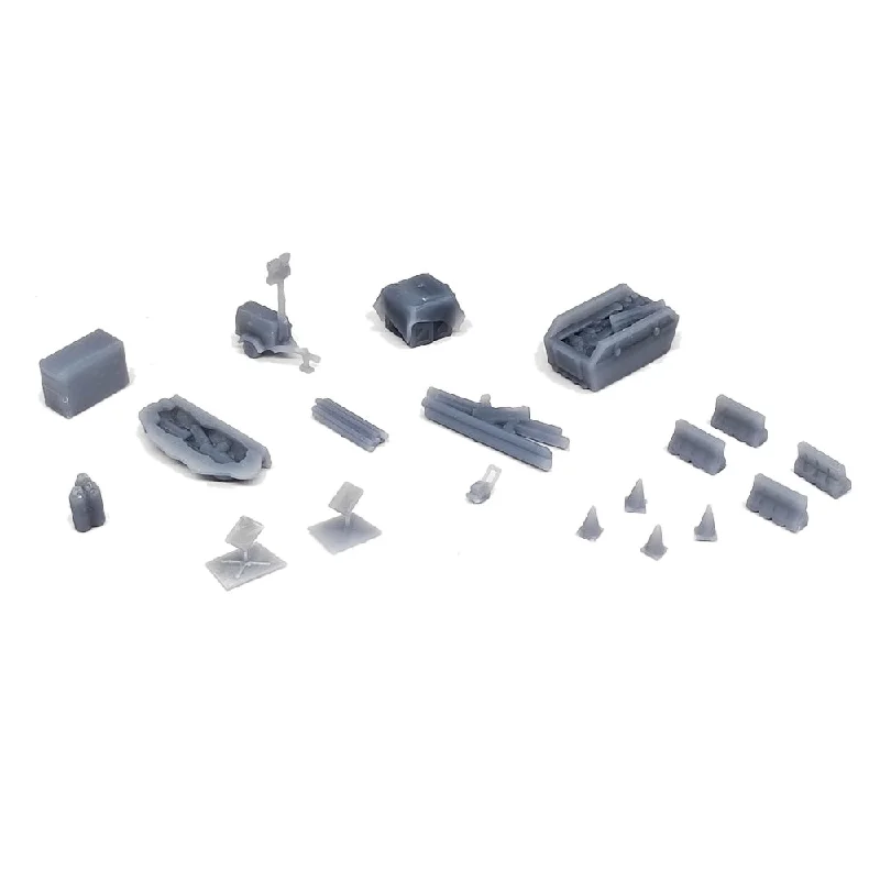 Road Work Site Accessory Set 1:220 Z Scale