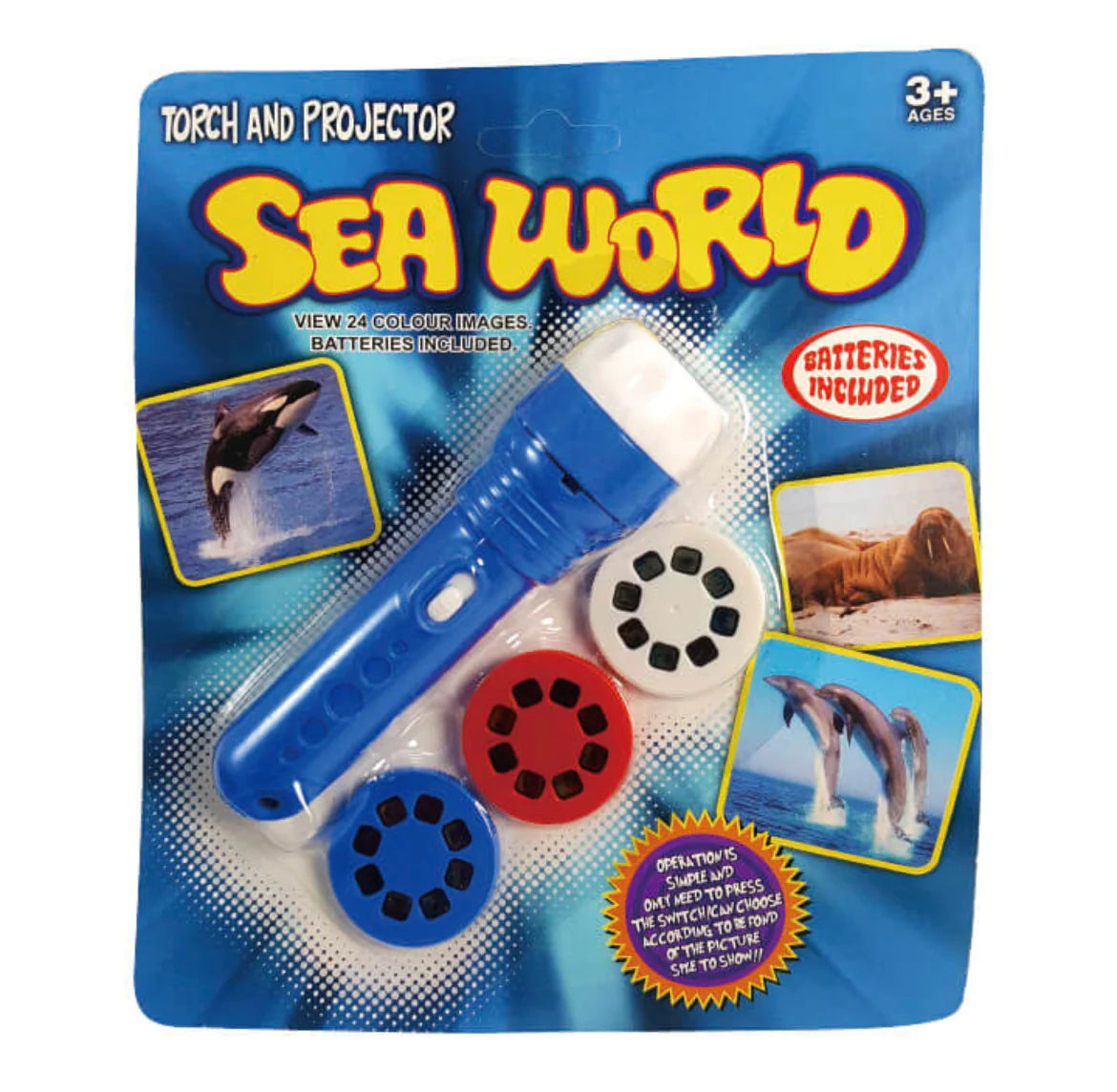 Educational toys for teaching mechanical engineering​ Sea World Torch and Projector