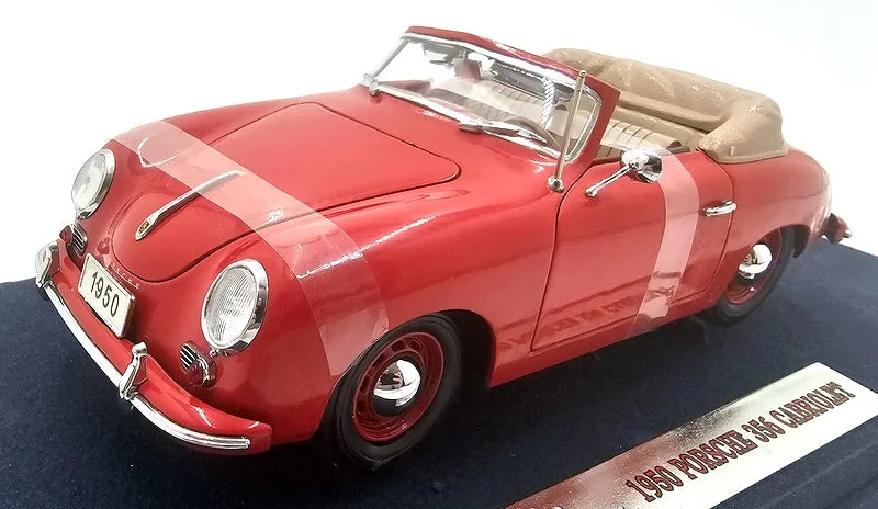 Signature 1/18 Scale Diecast 38201 - 1950 Porsche 356 Cabriolet - Red
