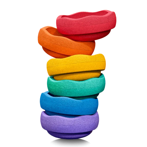 Outdoor toys for mountain cabins like nature - themed games Stapelstein® Mini Rainbow Stackers Outdoor toys for mountain cabins like nature - themed games Stapelstein® Mini Rainbow Stackers