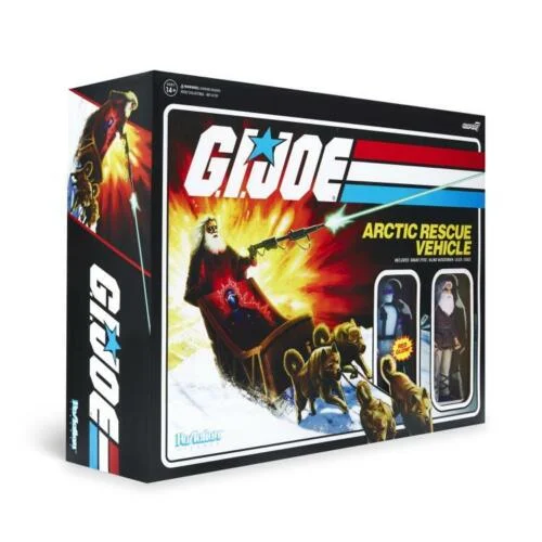 Super7 G.I. Joe Arctic Rescue Vehicle ReAction Figure Set