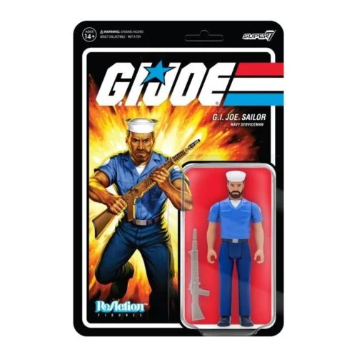 Super7 G.I.JOE Blueshirt Beard (Tan) ReAction Figure