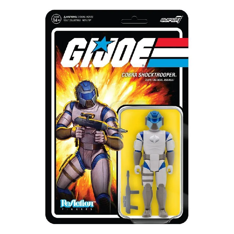 Super7 G.I.JOE Cobra Shocktrooper C ReAction Figure
