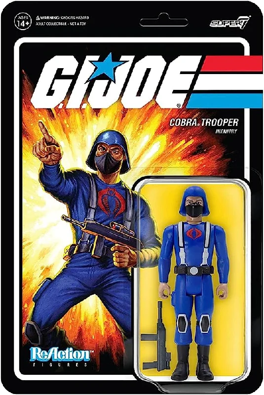 Super7 G.I. JOE Cobra Trooper Y-BACK (Tan) ReAction Figure
