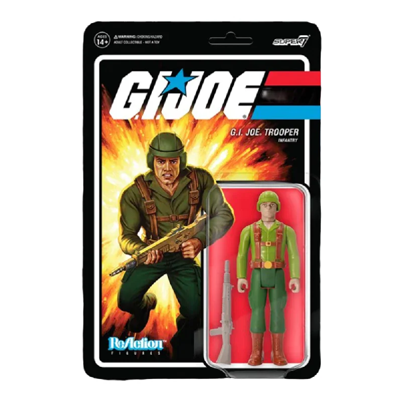 Super7 G.I. JOE Greenshirt (Tan) ReAction Figure