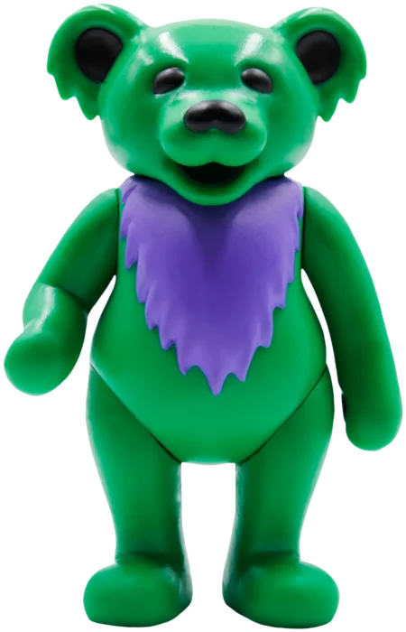 Super7 Grateful Dead Dancing Bear ReAction Figure - Green