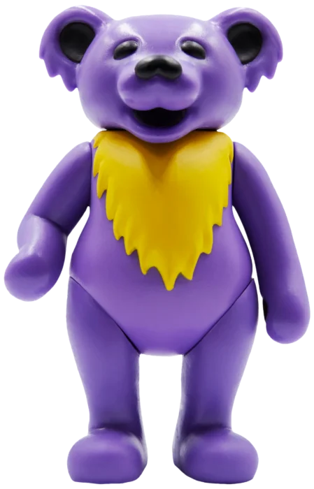 Super7 Grateful Dead Dancing Bear ReAction Figure - Purple
