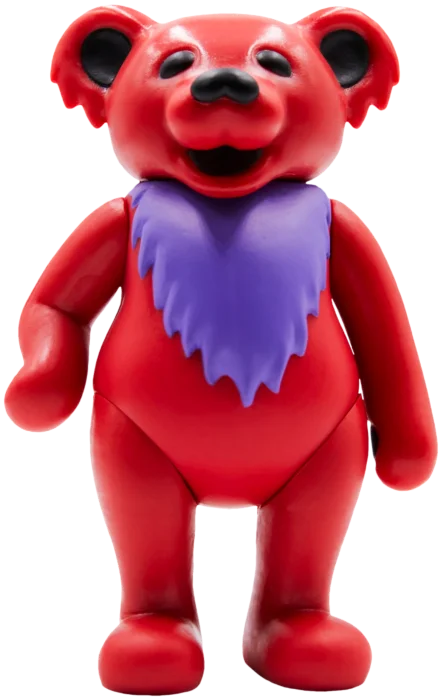Super7 Grateful Dead Dancing Bear ReAction Figure - Red