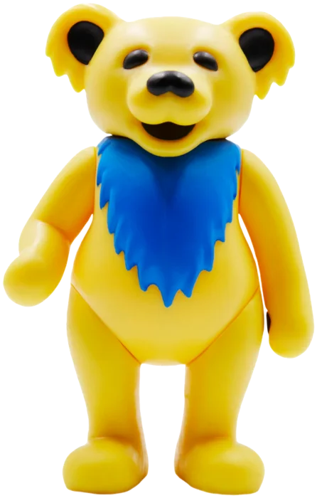 Super7 Grateful Dead Dancing Bear ReAction Figure - Yellow