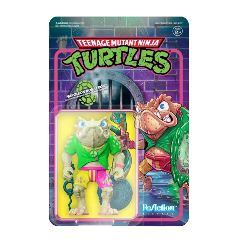 Super7 Teenage Mutant Ninja Turtles Napoleon Bonafrog ReAction Figure