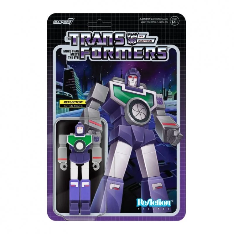 Super7 Transformers Reflector ReAction Figure
