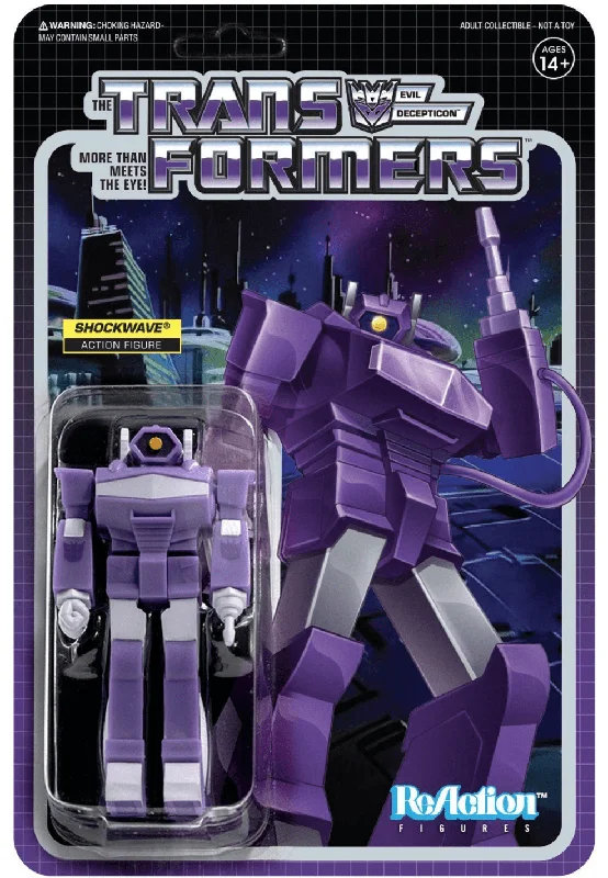 Super7 Transformers Shockwave ReAction Figure
