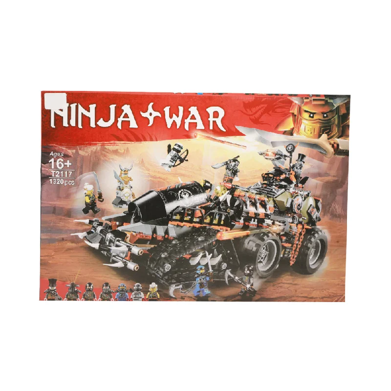 Educational toys for teaching marketing concepts​ T2117 LPN NINJA CAR BLOCKS