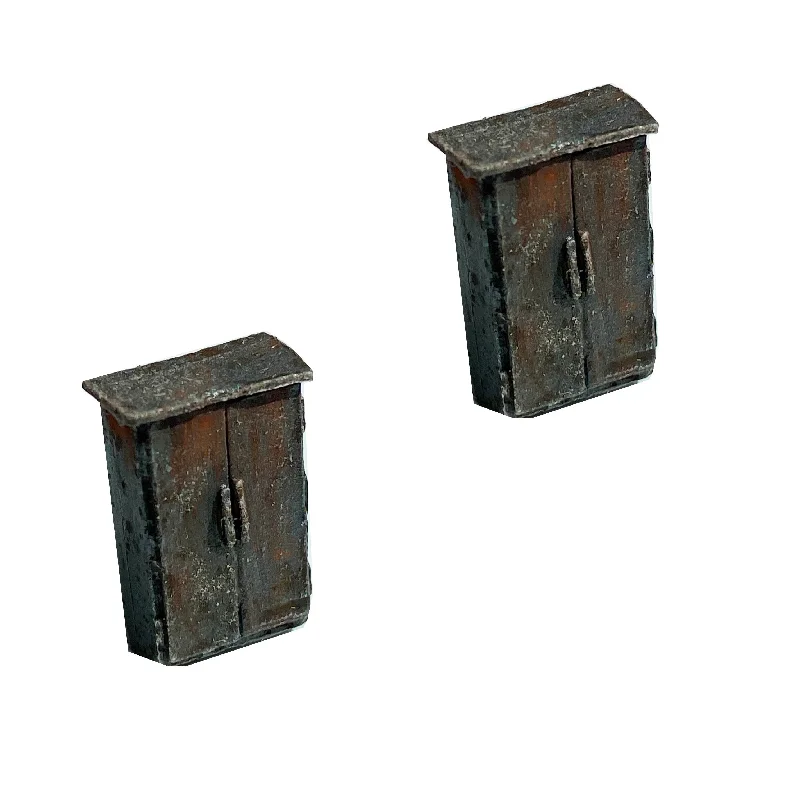 TALL CABINET (2) - Metal Detail Part HO Scale