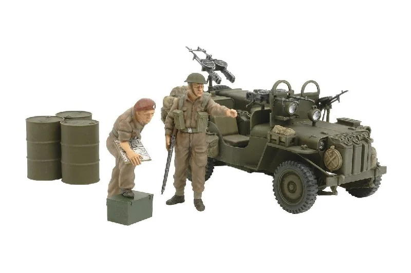 Tamiya 1/35 British SAS Commando Vehicle 1944 (w/2 Figures)