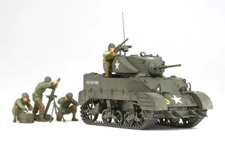 Tamiya Us Light Tank M5A1 With 4 Figures