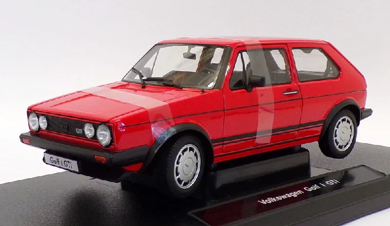 Welly 1/18 Scale Diecast 18039W - Volkswagen Golf I GTI - Red