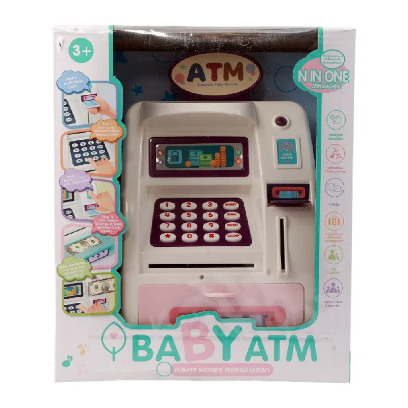 Educational toys for teaching cryptocurrency basics WF-3005 MUSICAL AUTO ATM MACHINE B/O A.I Educational toys for teaching cryptocurrency basics WF-3005 MUSICAL AUTO ATM MACHINE B/O A.I