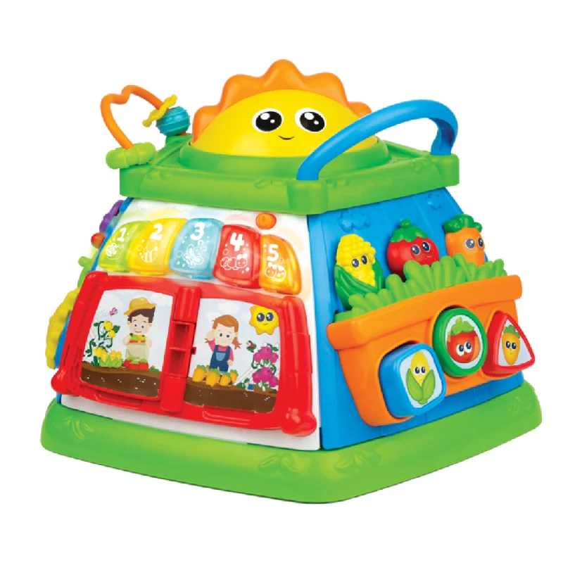 Math - focused educational toys for preschoolers Winfun Lil Greenthumb Activity Cube - 6 Months and up, Lights, Sound Effects and Music Math - focused educational toys for preschoolers Winfun Lil Greenthumb Activity Cube - 6 Months and up, Lights, Sound Effects and Music