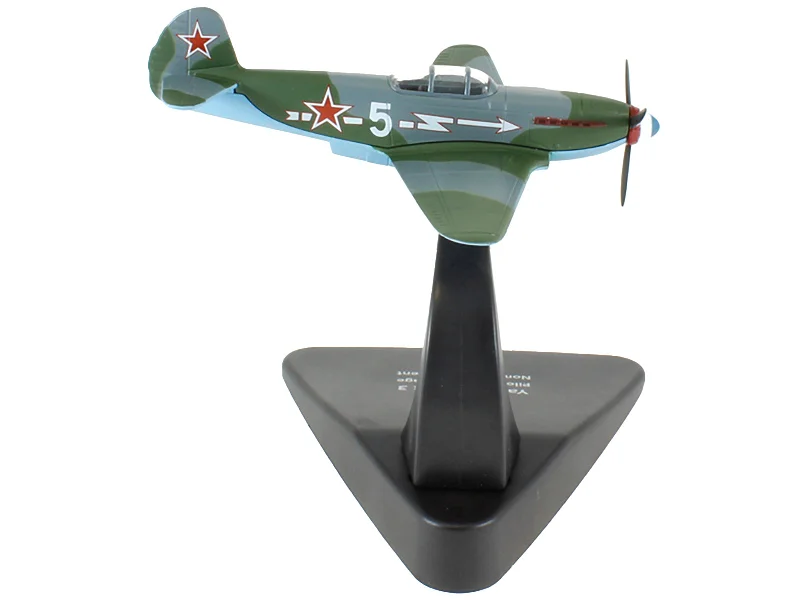 Yakovlev Yak-3 Fighter Plane Pilot Roger Sauvage Nomandie Regiment (Spring 1945) "Oxford Aviation" Series 1/72 Diecast Model Airplane by Oxford Diecast Yakovlev Yak-3 Fighter Plane Pilot Roger Sauvage Nomandie Regiment (Spring 1945) "Oxford Aviation" Series 1/72 Diecast Model Airplane by Oxford Diecast
