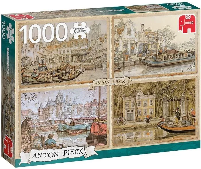 Puzzle - based scavenger hunts for outdoor fun 1000pc Anton Pieck Canal Boat Puzzle Puzzle - based scavenger hunts for outdoor fun 1000pc Anton Pieck Canal Boat Puzzle
