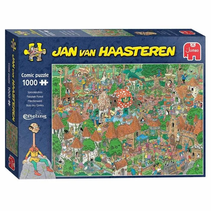 Puzzle events for community gatherings​ 1000pc JVH Fairytale Forest - Comic Puzzle
