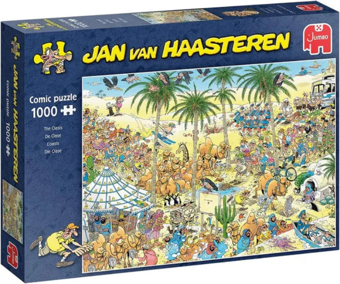 Puzzle - themed tablecloths for special occasions 1000pc JVH The Oasis - Comic Puzzle Puzzle - themed tablecloths for special occasions 1000pc JVH The Oasis - Comic Puzzle
