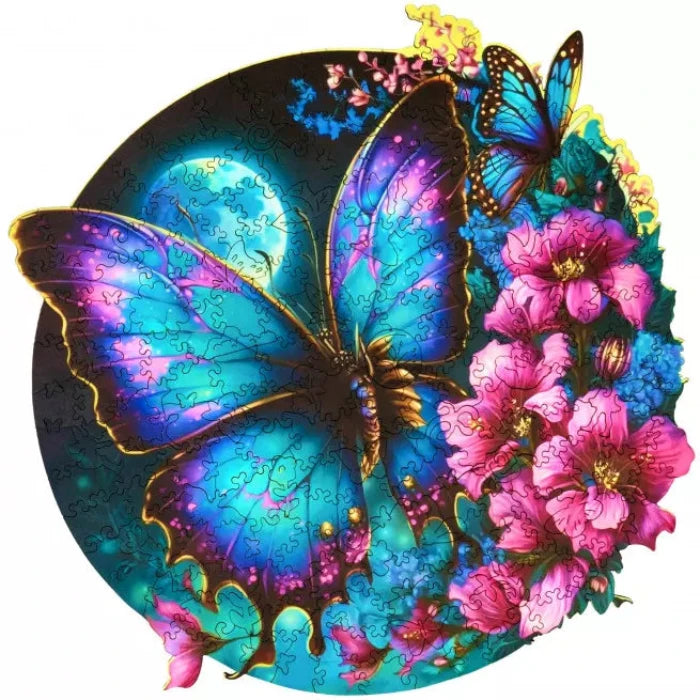 Puzzle - themed party favors​ 200pc Wooden Jigsaw Butterfly