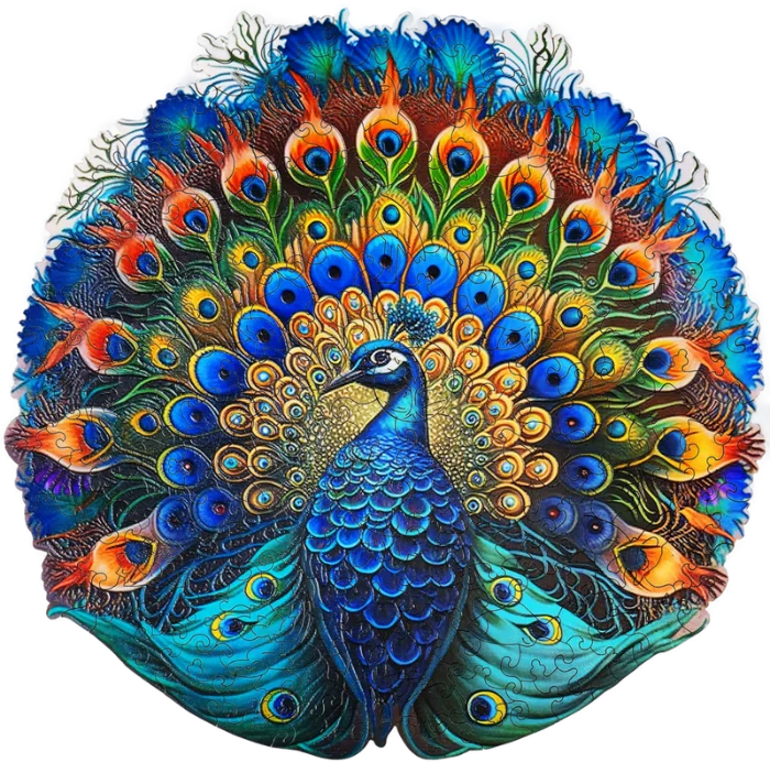 Puzzle - based musical instruments with puzzle - related features 500pc Wooden Jigsaw Peacock Puzzle - based musical instruments with puzzle - related features 500pc Wooden Jigsaw Peacock