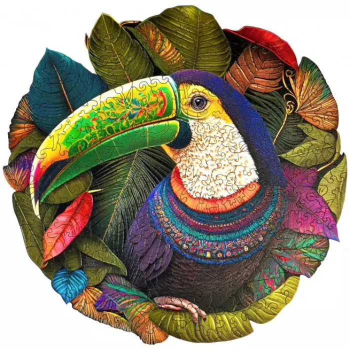 Puzzle - based storytelling activities for kids​ 500pc Wooden Jigsaw Toucan