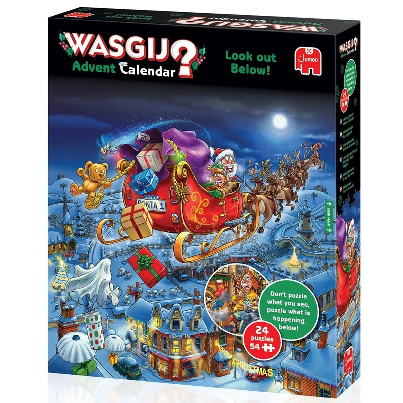 Miniature puzzles for keychain or pocket - sized fun 54pc Wasgij? Xmas Advent Calendar Jigsaw Puzzle Miniature puzzles for keychain or pocket - sized fun 54pc Wasgij? Xmas Advent Calendar Jigsaw Puzzle