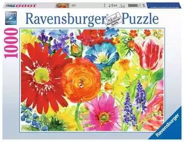 Nature - themed puzzles featuring landscapes​ ABUNDANT BLOOMS 1000PC PUZZLE