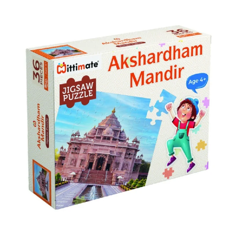 Puzzle - shaped stress balls for hand - muscle relief​ Akshardham Mandir Puzzle Set (36 piece)