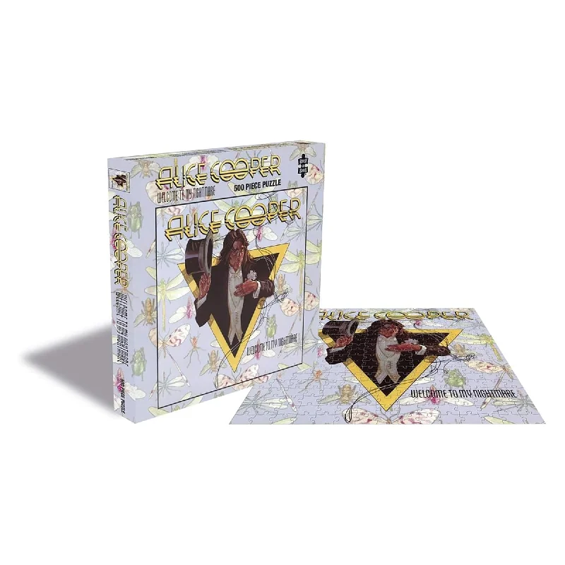 Puzzle sets with interchangeable parts​ Alice Cooper Welcome To My Nightmare 500 Piece Jigsaw Puzzle