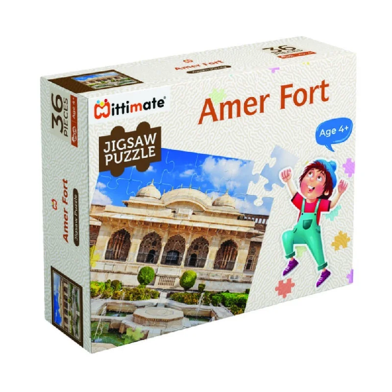 Puzzle - themed boardroom decor for corporate spaces​ Amer Fort Puzzle (36 Pieces)