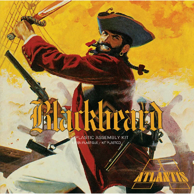 Atlantis Models 1:10 Blackbeard Figure Kit AMC3002