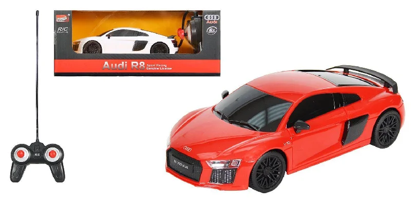MZ Audi R8 Remote Controlled RC Racing Car - White